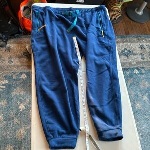 REI COOP Men’s Fleece Super Comfy Sweats Camp Pants Size 3XL Built in Belt